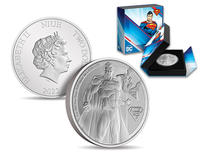 Silbermünzen-Edition 1oz: "Classic Superheroes - Superman!"