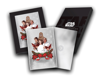 5 g-Silber-Münznote „STAR WARS™: Season's Greetings“ mit Weihnachtskarte