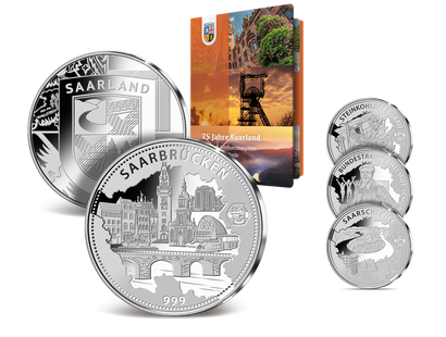 „75 Jahre Saarland“ – die Kollektion aus Silberprägungen!