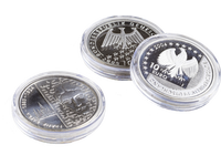 Münzkapseln 50er Pack 33 mm für 10-, 20- & 25-Euro-Münzen