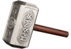 1/2 Kilo Silbermünze Thor’s Hammer "Mjölnir", 500 g Ag, 999/1000, AF