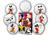„Mickey Mouse im Wandel der Zeit“ – der 6er-Komplettsatz vollversilberter und farbveredelter Gedenkprägungen!