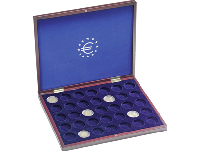 Kassette für 2-Euro-Gedenkmünzen 	