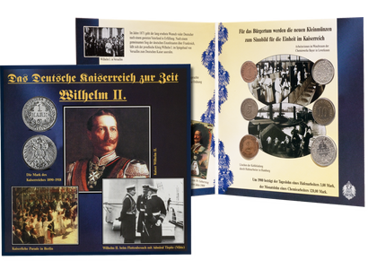 Das Kursgeld der Kaiserzeit − Sechs Münzen aus der Zeit Wilhelms II.