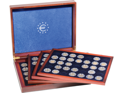 Münzkassette VOLTERRA QUATTRO de Luxe für 2-Euro-Münzen