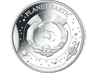 6er-Satz offizieller 1-Unzen-Silbermünzen zu den Klimazonen der Erde