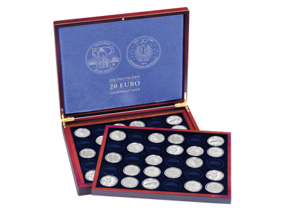 Münzkassette Volterra für 60 dt. 20-Euro-Gedenkmünzen