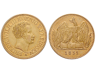 Ein doppelter Friedrichs d`or − Friedrich Wilhelm III. 1825-1840