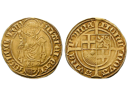 Ein Goldgulden des Heiligen Köln" − Bistum Köln, Goldgulden 14-16.Jh."