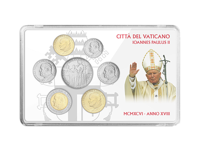 Vatikan: Johannes Paul II. Komplettsatz Anno XVIII