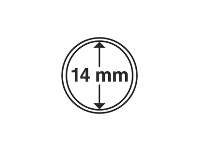 Münzkapseln GRIPS 14 mm, 10er Pack