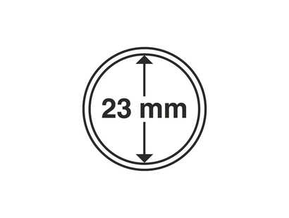 Münzkapseln GRIPS 23 mm, 10er Pack