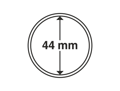 Münzkapseln GRIPS 44 mm, 10er Pack