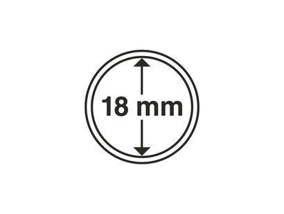 Münzkapseln GRIPS 18 mm, 10er Pack