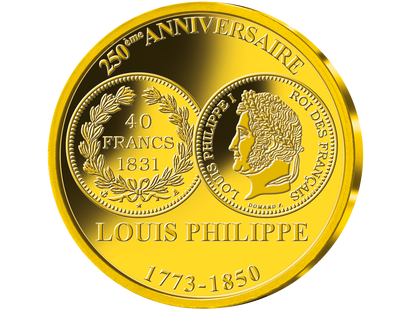Frappe en or pur «40 Francs or Louis-Philippe»