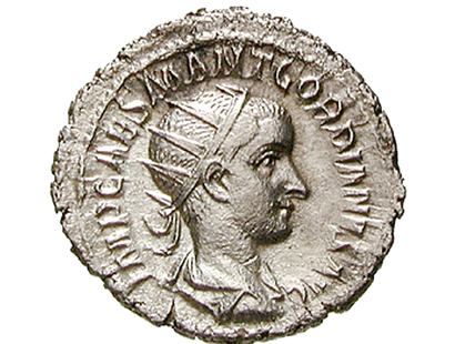 Roms erster Kindkaiser − Gordianus III. Antoninian 238-244