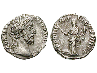 Ein Kaiser als Gott Herkules − Rom, Commodus Denar 177-192