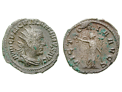 Roms Kaiser als Sklave in Persien − Valerianus Antoninian 253-260