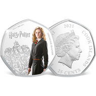Bild: Monnaie heptagonale colorisée & argentée à l’argent pur «Harry Potter - Hermione Granger»