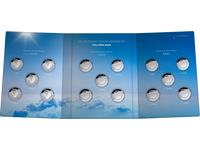 Sammelalbum für alle 15 deutschen 10-Euro-Polymer-Münzen 