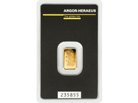 Goldbarren Argor-Heraeus Au9999 2g