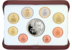 Der Kursmünzensatz des Vatikan 2021 mit 20 Euro-Silber-Gedenkmünze, PP