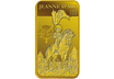 Lingot « Jeanne d'Arc à Cheval » en or pur 999‰