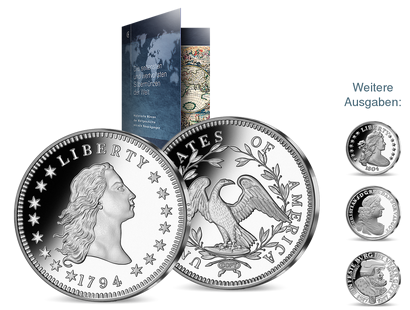 Die wertvollsten Silbermünzen der Welt "Liberty Dollar von 1794"!
