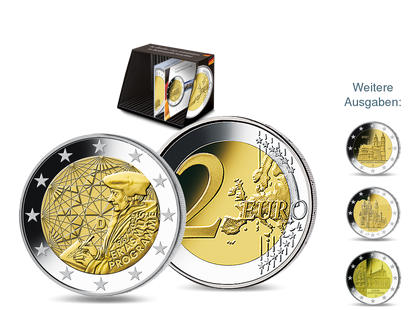 Die offiziellen deutschen 2-Euro-Gedenkmünzen: Start mit der neuesten Ausgabe 2022