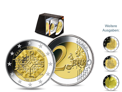 Die offiziellen deutschen 2-Euro-Gedenkmünzen: Start mit der neuesten Ausgabe 2023