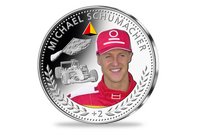 Michael Schumacher – die Legende der Formel 1 in echtem Silber!