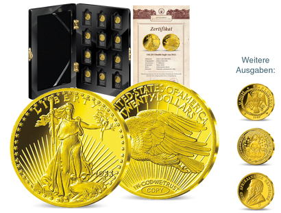 Die teuerste Münze der Welt "20 $ Double Eagle 1933" - als edle Neuprägung: Ihr Start in eine faszinierende Kollektion! 