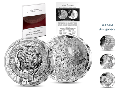 Das Premium Silbermünzen-Depot 2022 – Start: „Jahr des Tigers“