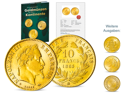 Die bedeutendsten Goldmünzen von 6 Kontinenten!
