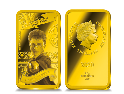Monnaie-lingot en or pur «Harry Potter» 2020