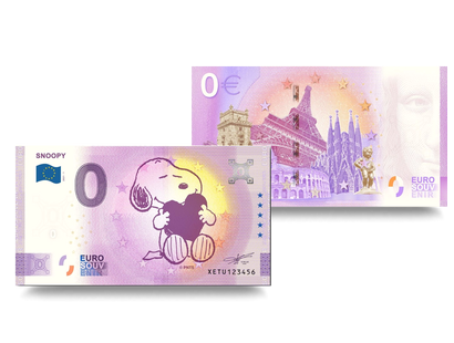 0-Euro-Banknote "Snoopy"