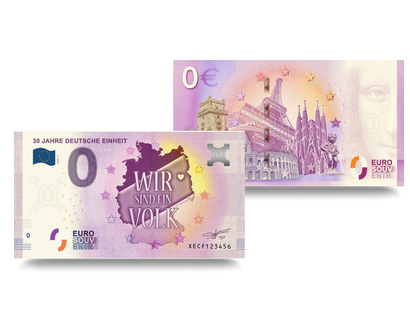 0-Euro-Banknote "30 Jahre Deutsche Einheit"