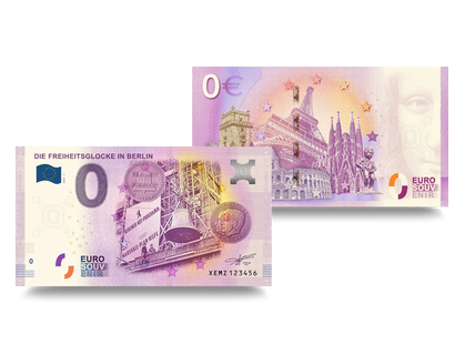 Der 0-Euro-Souvenirschein "Die Freiheitsglocke in Berlin"