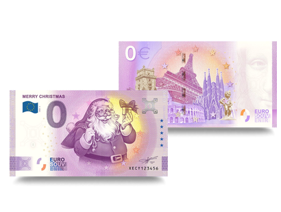 Der 0-Euro-Souvenirschein "Merry Christmas"