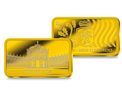 Goldbarren Dresdner Zwinger