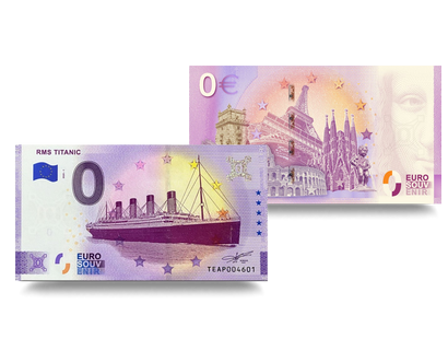 0-Euro-Banknote "Titanic"