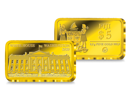 Monnaie-lingot en or le plus pur «Maison Blanche - Washington»
