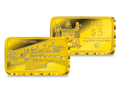 Monnaie-lingot en or le plus pur «Ponte Vecchio - Florence»