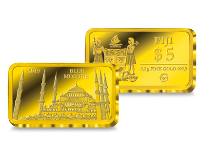 Monnaie-lingot en or le plus pur «Mosquée bleue - Istanbul»