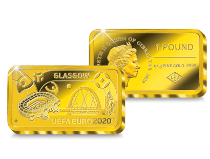 La monnaie-lingot officielle de l‘UEFA EURO 2020™ « Glasgow »