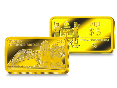 Monnaie-lingot en or le plus pur «Harbour Bridge de Sydney»