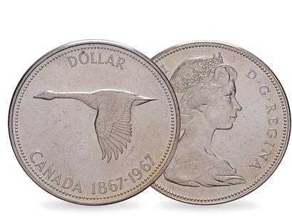 150 Jahre Gründung Kanadas − Kanada, 1 Dollar 1967 Kanadagans