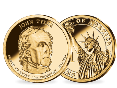 10. US-Präsidenten Dollar 'John Tyler'