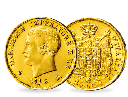 Napoleon I. als König von Italien − Italien, 20 Lire Gold 1805-1814