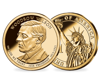 28. US-Präsidenten Dollar 'Woodrow Wilson'